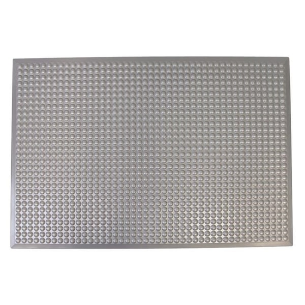 Ergomat Ergomat Infinity Bubble Stainless 3ft x 19ft Anti-Fatigue Floor Mat IN0319-STL - main